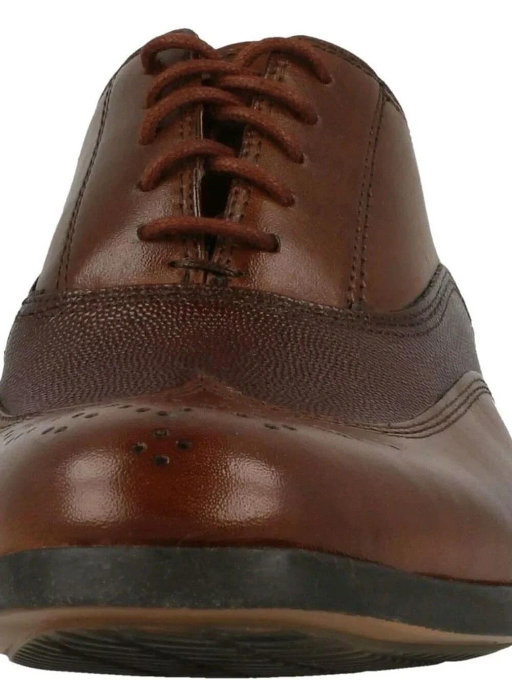 Clarks Men's Gilmore Wing Oxford Shoes Brown Brittish Tan Leather Size 8